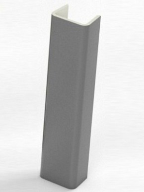 Торцевая заглушка  для цоколя h100 мм (Алюминий, Белый, Черный, Сонома) в Челябинске - mebel-74.com | фото