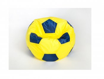 Кресло-мешок Мяч малый желто-синее в Челябинске - mebel-74.com | фото