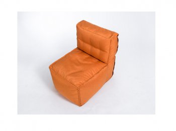 Модульное кресло Комфорт Колор прямое оранжевое в Челябинске - mebel-74.com | фото