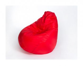 Кресло-мешок Груша среднее красное в Челябинске - mebel-74.com | фото