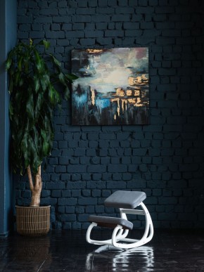 Балансирующий коленный стул Конёк Горбунёк (Белый) в Челябинске - mebel-74.com | фото