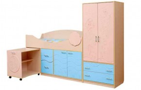 Набор мебели для детской Юниор -12.2 (700*1860) МДФ матовый в Челябинске - mebel-74.com | фото