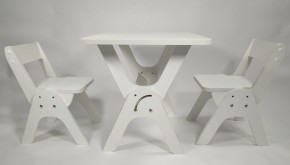 Детский растущий стол-парта и два стула Я САМ "Умка-Дуо" (Белый) в Челябинске - mebel-74.com | фото