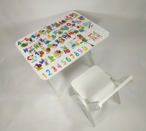 Детский растущий стол-парта и стул Я САМ "Умка" (Алфавит) в Челябинске - mebel-74.com | фото