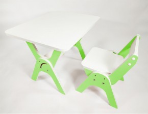 Детский растущий стол-парта и стул Я САМ "Умка" (Зеленый) в Челябинске - mebel-74.com | фото