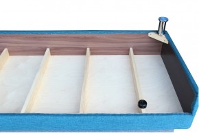 Диван-кровать Комфорт без подлокотников BALTIC AZURE (4 подушки) в Челябинске - mebel-74.com | фото
