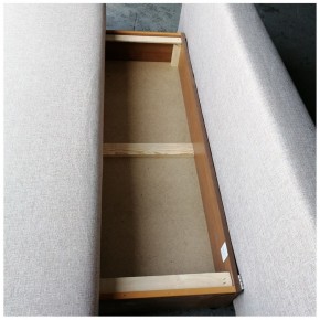 Диван-кровать Комфорт без подлокотников BALTIC BITTER (4 подушки) в Челябинске - mebel-74.com | фото