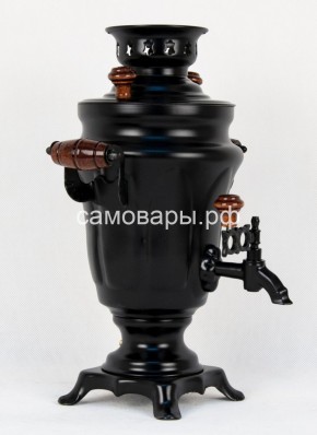 Электрический самовар "Черный Русский" матовый тюльпан в наборе на 1,5 литра. Ограниченная серия. в Челябинске - mebel-74.com | фото