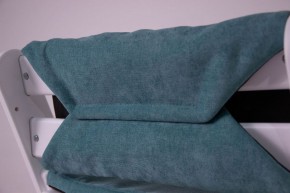 Комплект растущий стул и подушки Конёк Горбунёк Комфорт  (Бело-небесный, Волна) в Челябинске - mebel-74.com | фото