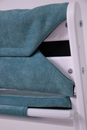 Комплект растущий стул и подушки Конёк Горбунёк Комфорт  (Бело-сиреневый, Волна) в Челябинске - mebel-74.com | фото