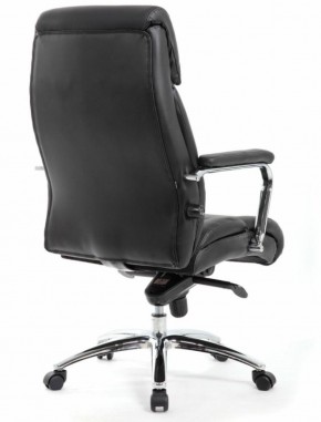 Кресло BRABIX PREMIUM "Phaeton EX-502" (кожа с компаньоном, хром, черное) 530882 в Челябинске - mebel-74.com | фото