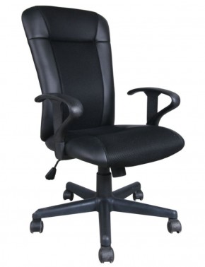 Кресло BRABIX "Optima MG-370" (экокожа/ткань, черное) 531580 в Челябинске - mebel-74.com | фото