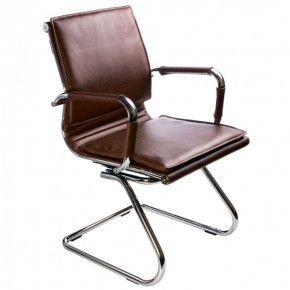 Кресло для посетителя Бюрократ CH-993-Low-V/Brown коричневый в Челябинске - mebel-74.com | фото