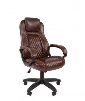 Кресло для руководителя  CHAIRMAN 432 (Экокожа коричневая) в Челябинске - mebel-74.com | фото