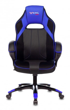 Кресло игровое Бюрократ VIKING 2 AERO BLUE черный/синий в Челябинске - mebel-74.com | фото