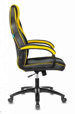 Кресло игровое Бюрократ VIKING 2 AERO YELLOW черный/желтый в Челябинске - mebel-74.com | фото