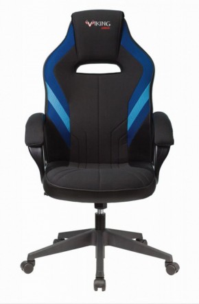 Кресло игровое Бюрократ VIKING 3 AERO BLUE черный/синий в Челябинске - mebel-74.com | фото