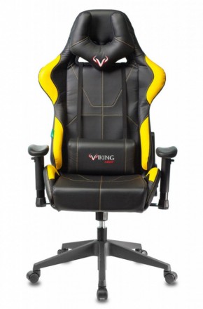Кресло игровое Бюрократ VIKING 5 AERO YELLOW черный/желтый в Челябинске - mebel-74.com | фото