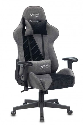 Кресло игровое Бюрократ VIKING X VIKING X BLACK Fabric серый/черный в Челябинске - mebel-74.com | фото