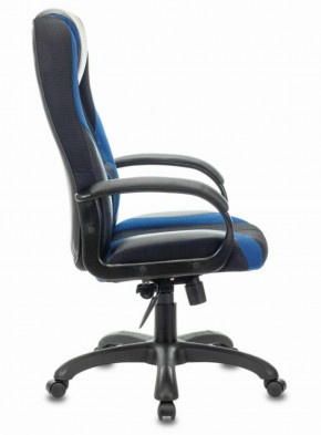 Кресло компьютерное BRABIX PREMIUM "Rapid GM-102" (экокожа/ткань, черное/синее) 532106 в Челябинске - mebel-74.com | фото