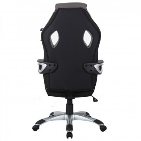 Кресло компьютерное BRABIX Techno GM-002 (ткань) черное/серое, вставки белые (531815) в Челябинске - mebel-74.com | фото
