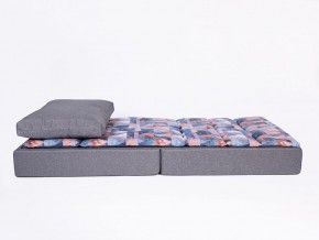 Кресло-кровать бескаркасное Харви (коричневый-геометрия браун) в Челябинске - mebel-74.com | фото