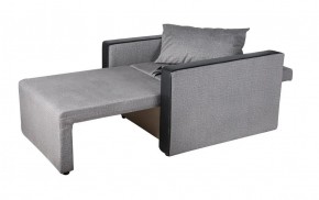 Кресло-кровать Милена с подлокотниками (серый) Велюр в Челябинске - mebel-74.com | фото