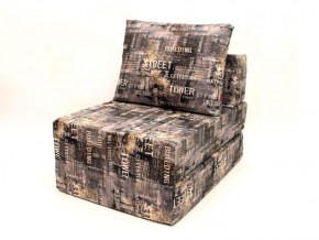 Кресло-кровать-пуф бескаркасное Окта (Велюр принт 2) в Челябинске - mebel-74.com | фото