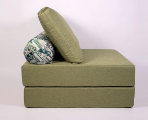 Кресло-кровать-пуф бескаркасное Прайм (Оливковый) в Челябинске - mebel-74.com | фото