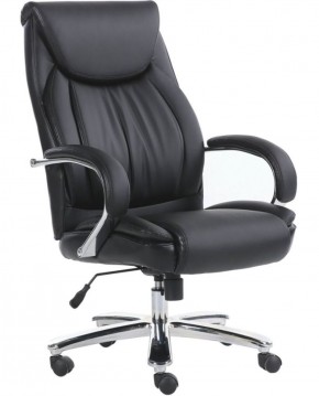 Кресло офисное BRABIX PREMIUM "Advance EX-575" (хром, экокожа, черное) 531825 в Челябинске - mebel-74.com | фото