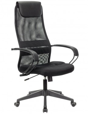 Кресло офисное BRABIX PREMIUM "Stalker EX-608 PL" (ткань-сетка/кожзам, черное) 532090 в Челябинске - mebel-74.com | фото