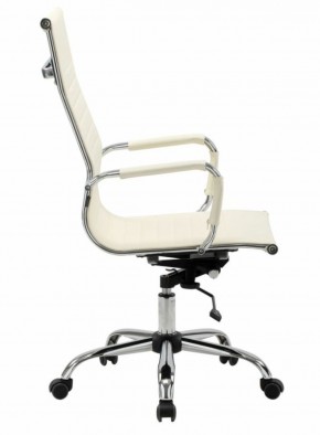 Кресло офисное BRABIX "Energy EX-509" (экокожа, хром, бежевое) 531166 в Челябинске - mebel-74.com | фото