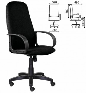 Кресло офисное BRABIX "Praktik EX-279" (ткань/кожзам, черное) 532017 в Челябинске - mebel-74.com | фото
