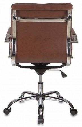 Кресло руководителя Бюрократ CH-993-LOW/BROWN коричневый в Челябинске - mebel-74.com | фото