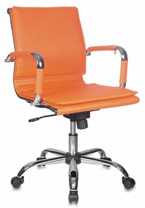 Кресло руководителя Бюрократ CH-993-LOW/ORANGE оранжевый в Челябинске - mebel-74.com | фото