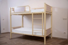 Кровать 2-х ярусная "Лео" (900*1900) *без вставок ЛДСП в Челябинске - mebel-74.com | фото