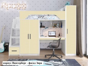 Кровать-чердак Тея + Шкаф-Пенал Тея в Челябинске - mebel-74.com | фото