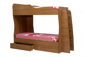 Кровать детская 2-х ярусная Юниор-1 (800*2000) ЛДСП в Челябинске - mebel-74.com | фото