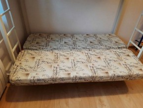 Кровать двухъярусная с диваном "Мадлен" (Серый/Фиолетовый) в Челябинске - mebel-74.com | фото