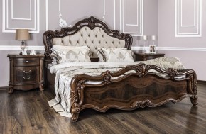 Кровать двуспальная Илона с мягким изголовьем (1800) караваджо в Челябинске - mebel-74.com | фото