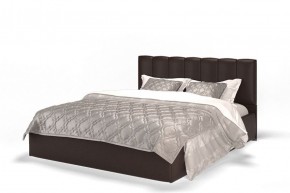 Кровать Элен 1600 + основание с ПМ (Лесмо brown) коричневый в Челябинске - mebel-74.com | фото