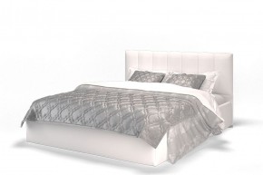 Кровать Элен 1600 + основание с ПМ (Vega white) белый в Челябинске - mebel-74.com | фото