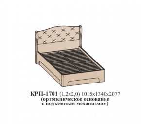 Кровать ЭЙМИ с подъемным механизмом КРП-1701 (1200х2000) Венге/патина серебро в Челябинске - mebel-74.com | фото