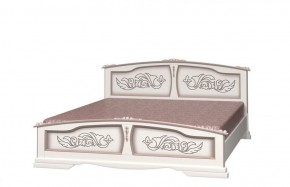 ЕЛЕНА Кровать из массива 1400 (Дуб Молочный) в Челябинске - mebel-74.com | фото