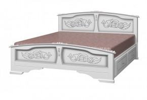 ЕЛЕНА Кровать из массива 1400 с 2-мя ящиками  в Челябинске - mebel-74.com | фото