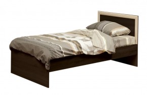 Кровать одинарная 21.55 (шир. 900) с настилом (венге/профиль дуб линдберг) в Челябинске - mebel-74.com | фото
