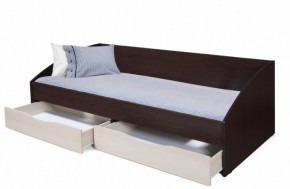 Кровать одинарная "Фея - 3" симметричная New (2000Х900) венге/вудлайн кремовый в Челябинске - mebel-74.com | фото