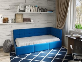 Кровать ОТТАВА с основанием и ПМ (Синий) 900х2000 в Челябинске - mebel-74.com | фото