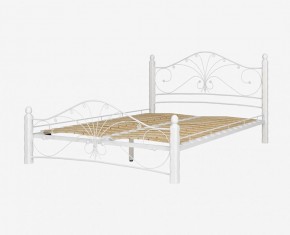 Кровать "Фортуна 1" КМД 2.01 Белая (1200*2000) (ножки-белые) с коваными элементами в Челябинске - mebel-74.com | фото