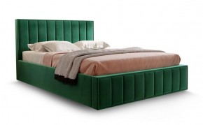 Кровать "Вена" 1400 СТАНДАРТ Вариант 1 Мора зеленый + ортопедическое основание на 5 опорах в Челябинске - mebel-74.com | фото